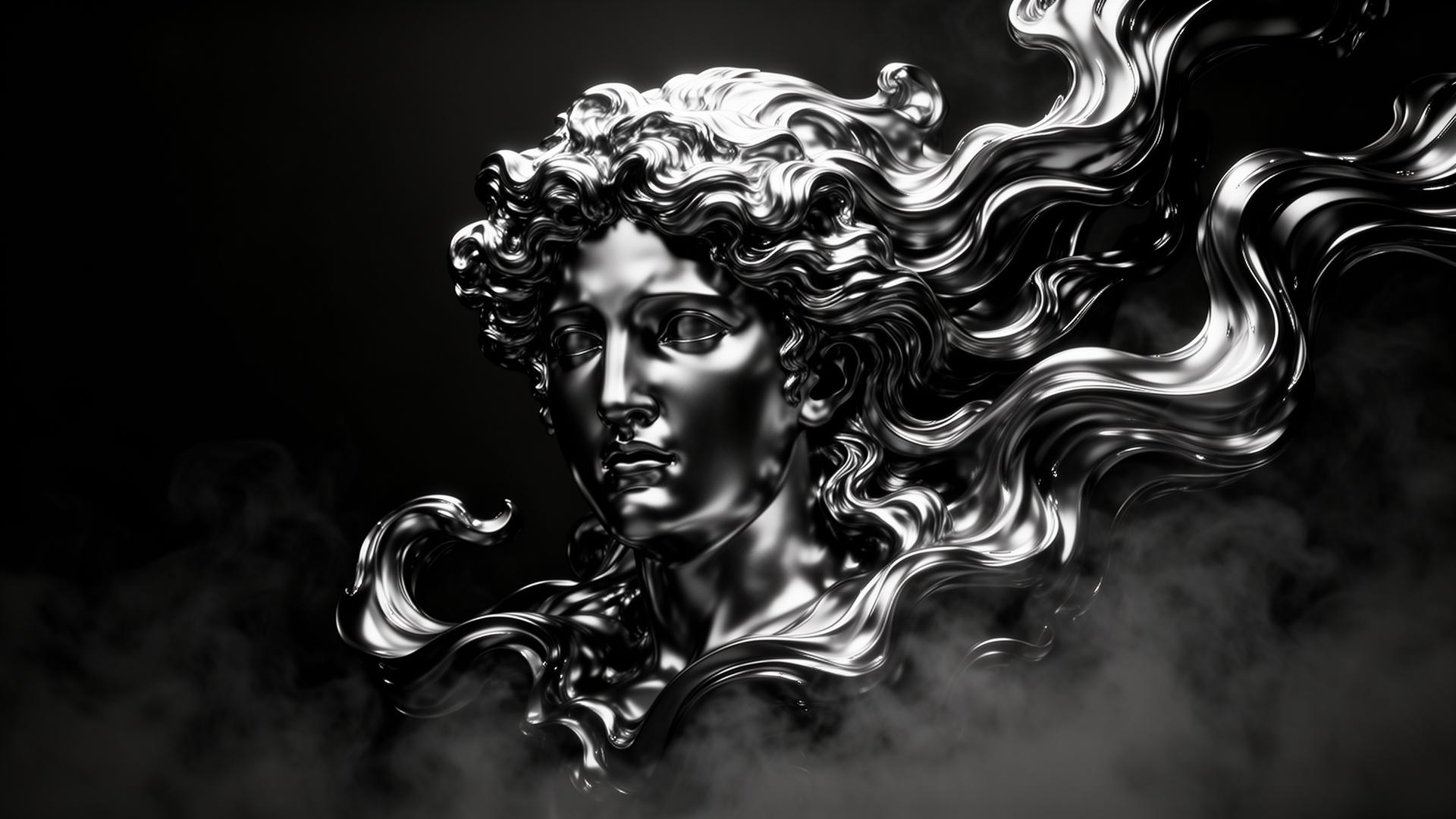 Generation Digital signature AI artwork